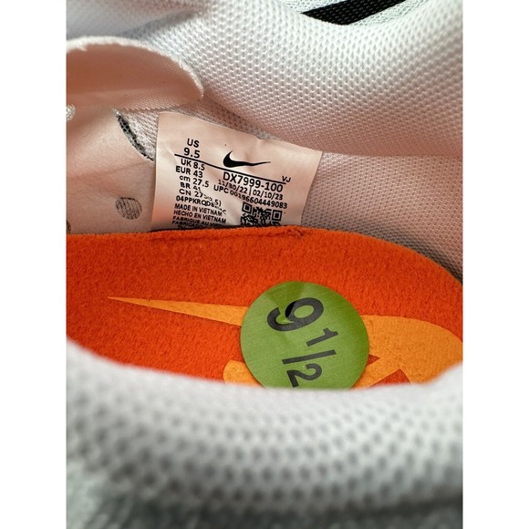 Nike Zoom Rival XC 6 White Orange Track Field Spikes DX7999-100 Men’s Size 9.5 - Picture 8 of 8
